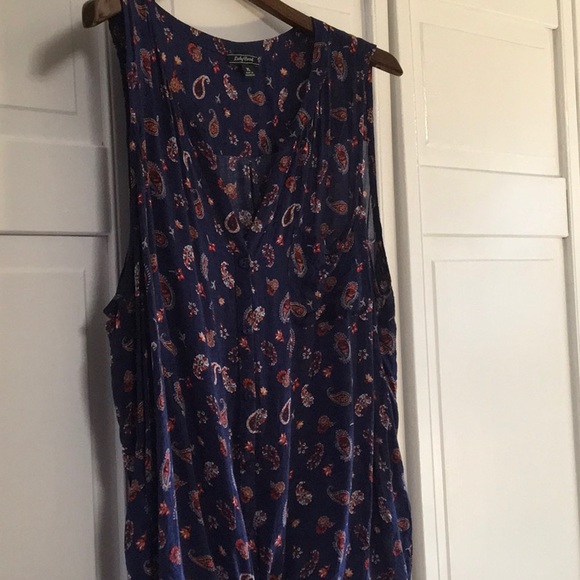 Tie-front Lucky Brand Top - Picture 2 of 7